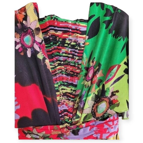 Anthropologie Ranna Gill Rainbow Midi Dress XSP NWT - Picture 6 of 14